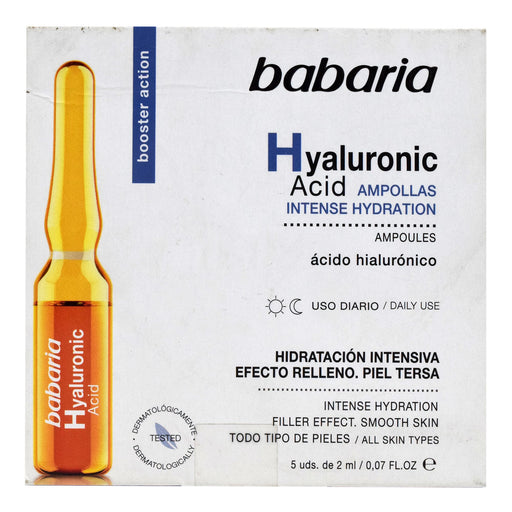 Acido Hialuronico En Ampolleta 5 Pzas Babaria