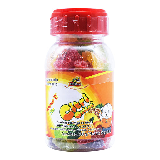 Gomitas De Miel  Con Vitamina C Y Zinc 200 G Honey Land