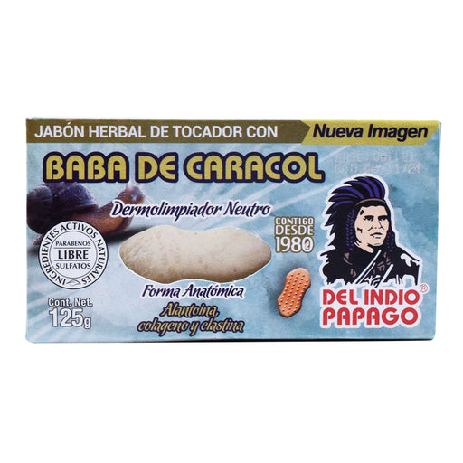 Jabon De Baba De Caracol 125 G Del Indio Papago