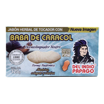 Jabon De Baba De Caracol 125 G Del Indio Papago