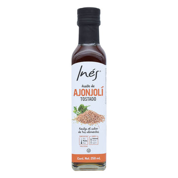 Aceite De Ajonjoli Tostado 250 Ml Ines