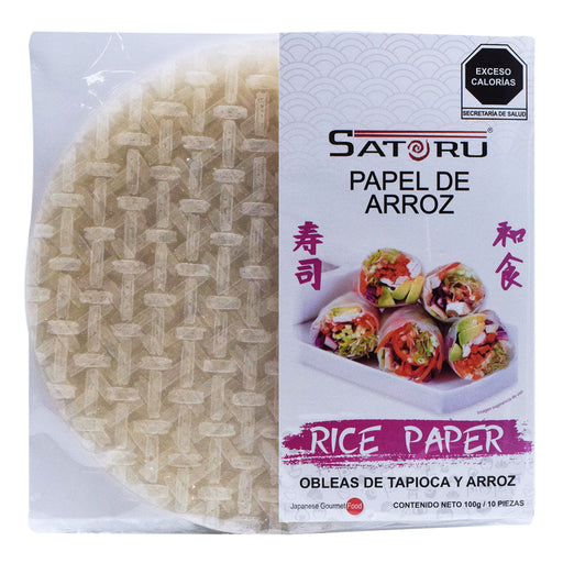Papel De Arroz 10 Pza Satoru