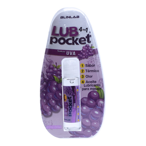 Lubricante 4 En 1 Sabor Uva 10 Ml Blinlab