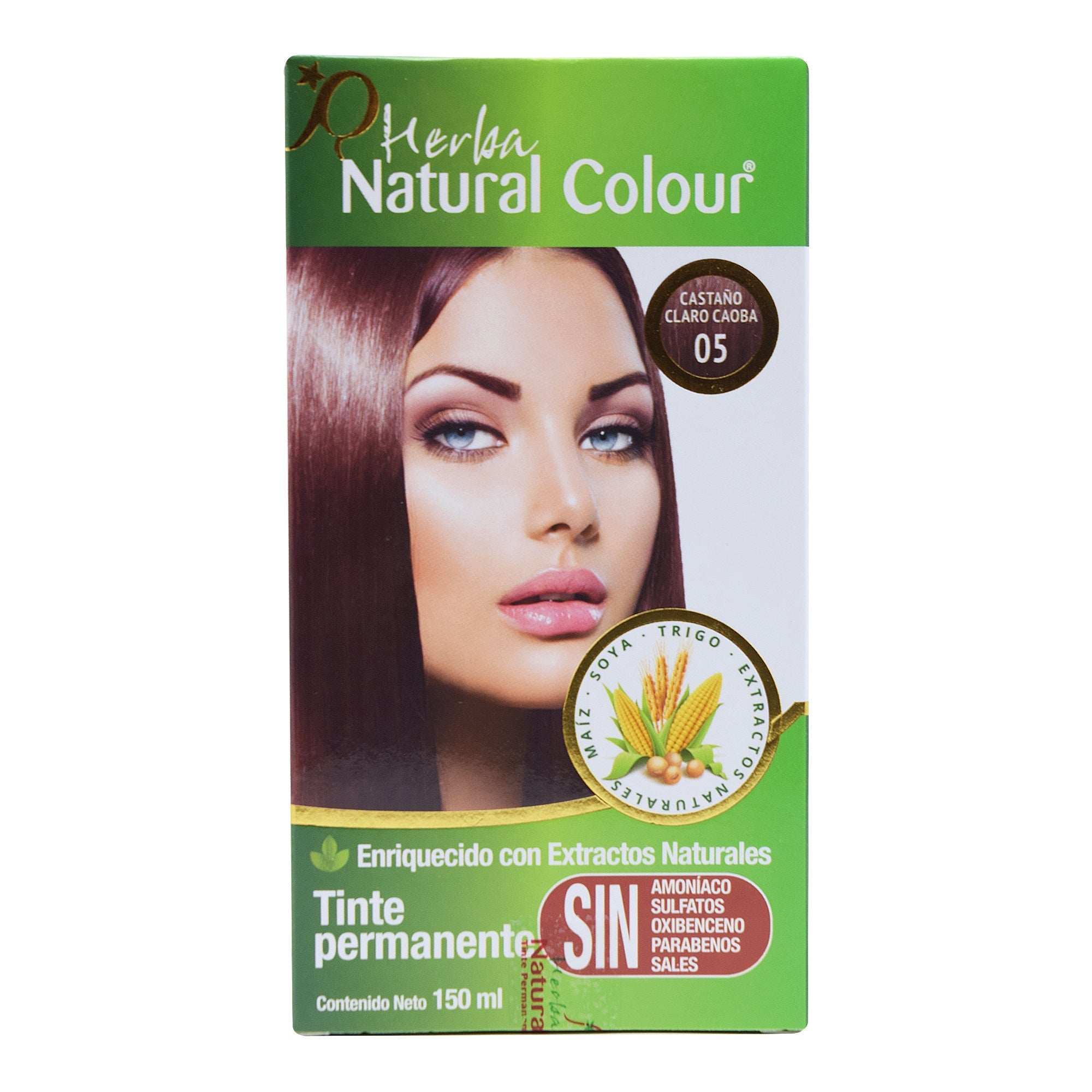 Tinte Castaño Claro Caoba Natural Colour 150 ml | Color natural duradero