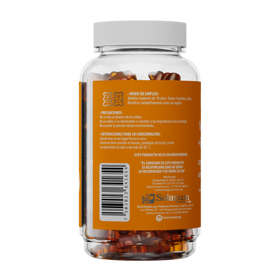 Vitamina C + Equinacea para Adultos Belabear 100 Gomitas