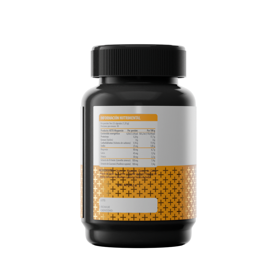 Keto Project Magnesio, Potasio Solanum 90 Cápsulas