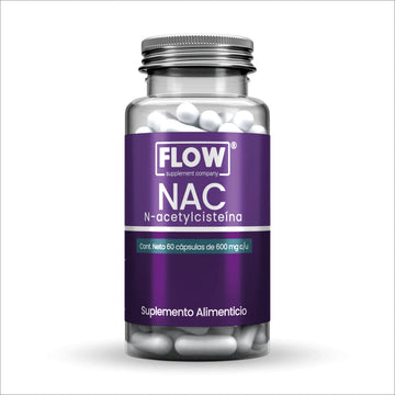Nac N-acetylcisteína 60 Cápsulas De 600 Mg Flow