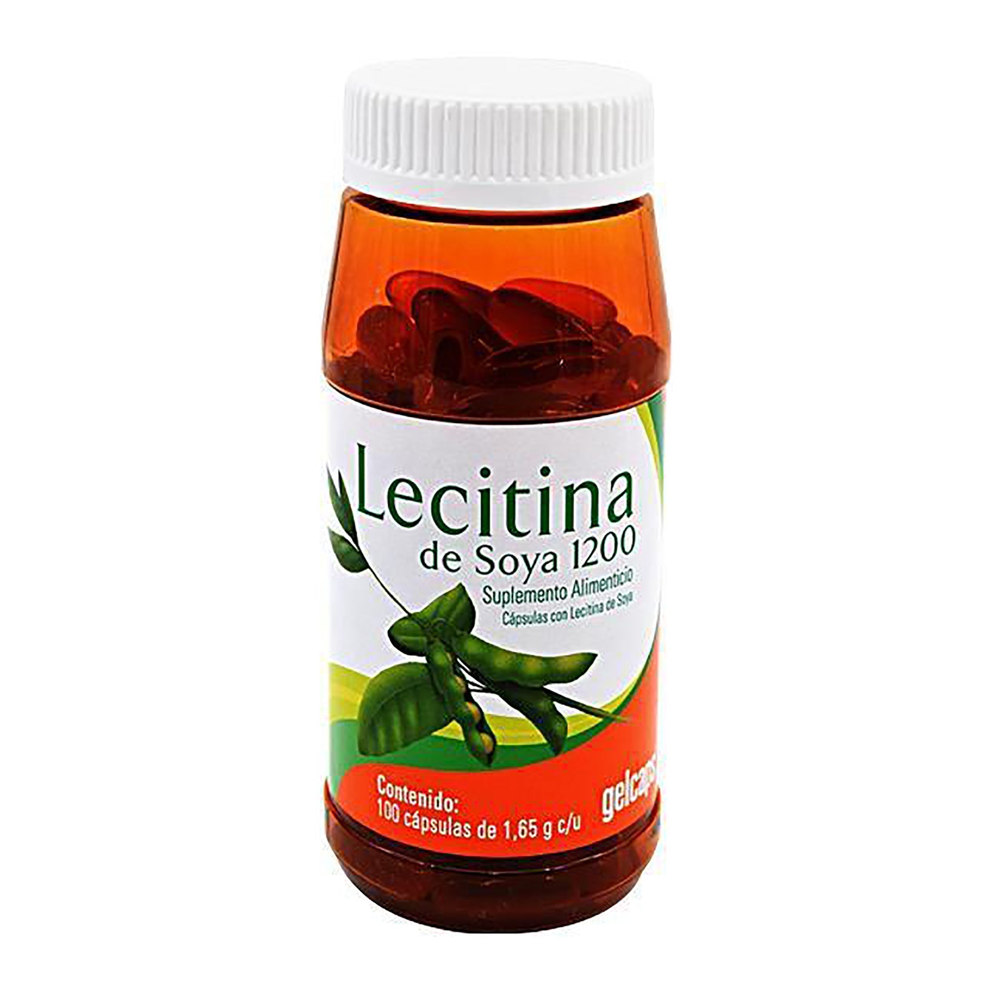 Lecitina De Soya 100 Capsulas Gelcaps