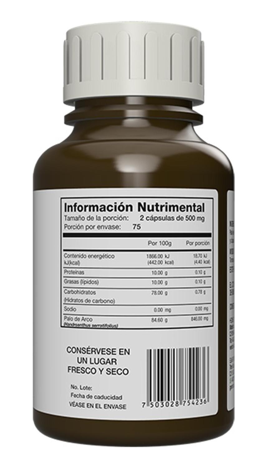 PDCO Palo De Arco Anti-cándida Premium Adaptoheal 150 Cápsulas De 500 mg