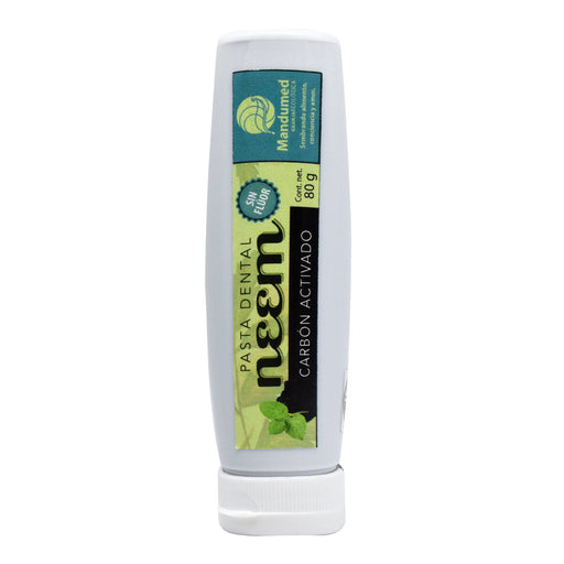 Pasta Dental Con Neem Y Carbon Activado 80 G Mandumed