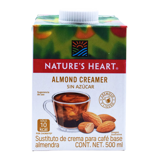 Crema Para Cafe Almendra 500 Ml Nature´S Heart