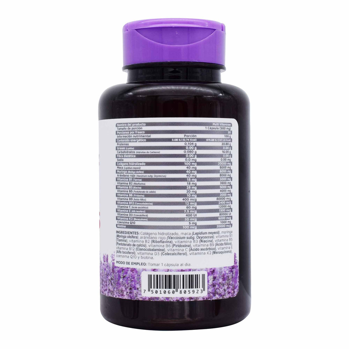 Multi Vitaminas Mujer Vidanat 30 Cápsulas