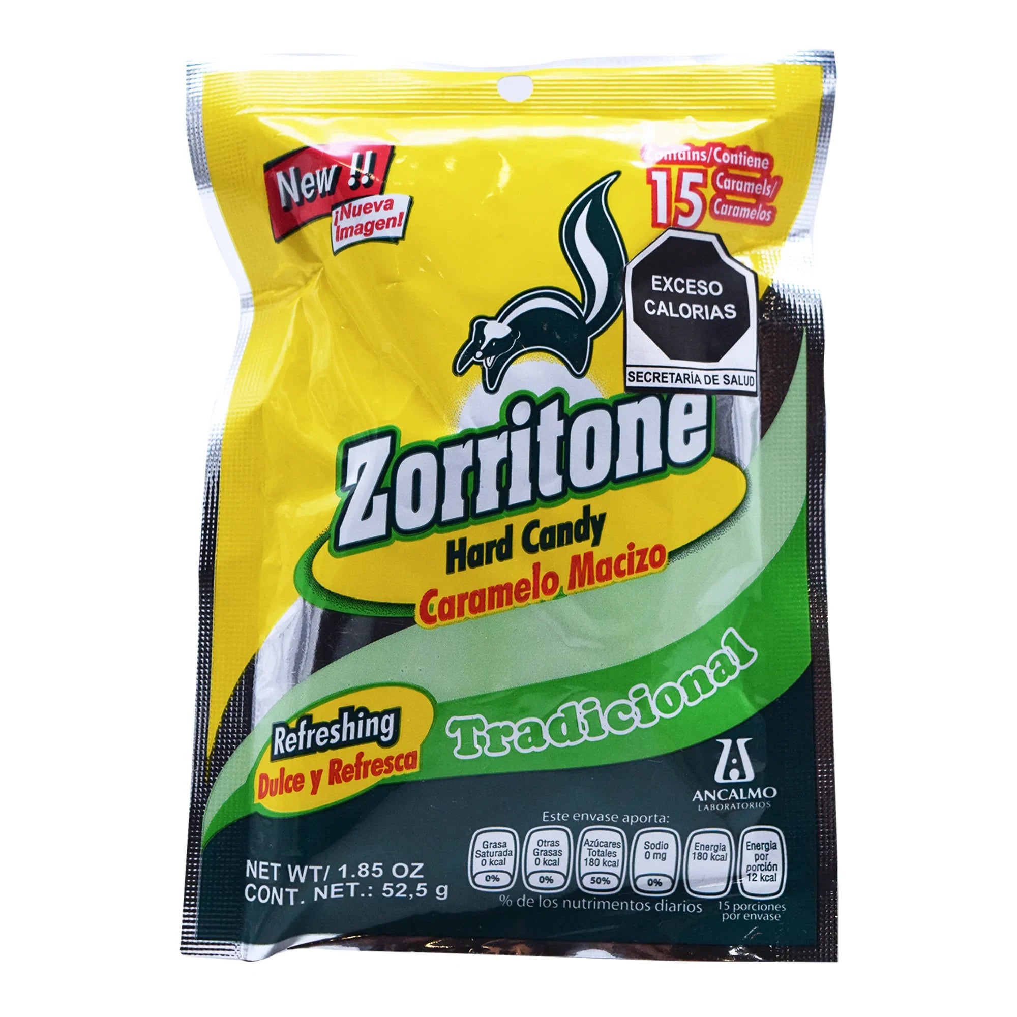 Caramelo Zorritone Bolsa Con 15 Caramelos C/u
