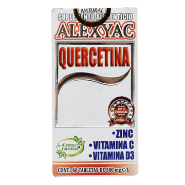 Quercetina 60 Tabletas Alexyac Natural