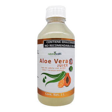 Bebida De Sabila Naranja Papaya 1 L  Natural Health