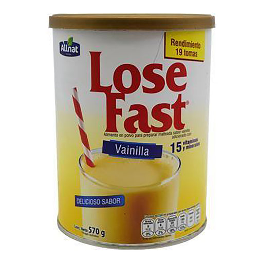 Ultra Lose Fast Malt Vainilla 570 G Allnat Nutrition