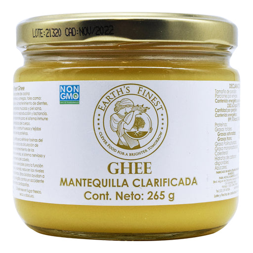 Mantequilla Clarificada Ghee 265 G Earths Finest