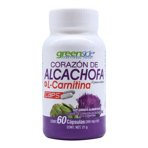 Corazon De Alcachofa Y L Carnitina 60 Capsulas Greenside