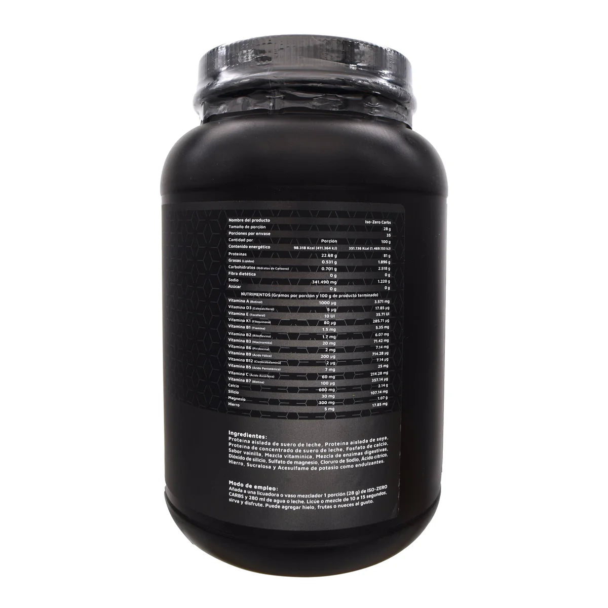 Zero Carbs Proteina Aislada Al 90 Porciento 2 Lbs High Power