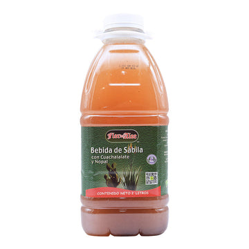 Bebida De Sabila Cuachalalate Nopal 2 L Flor De Aloe