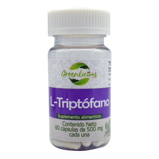 L Triptofano 60 Capsulas Greenlicious Mx