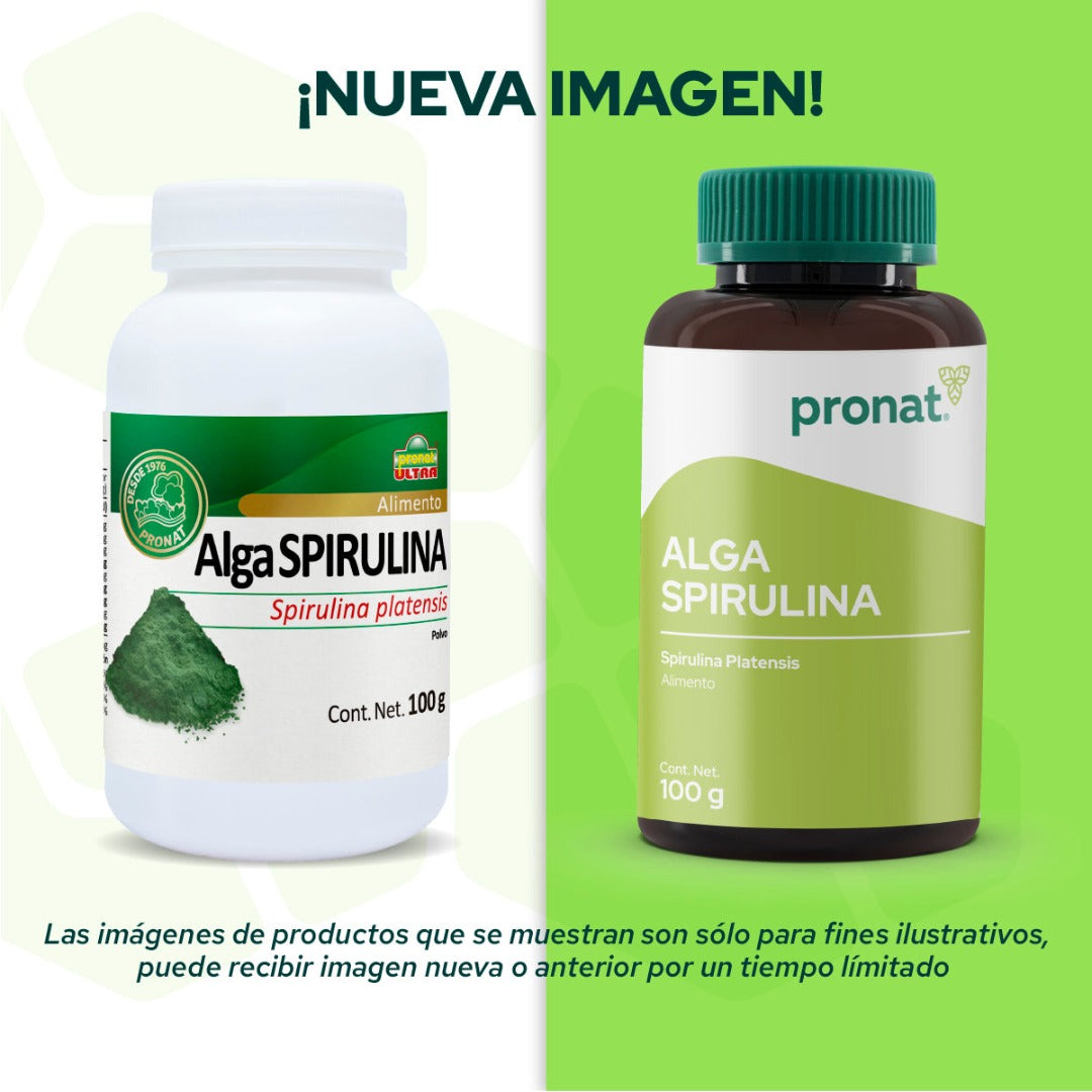 Alga Espirulina Orgánica Pronat En Polvo 100 g