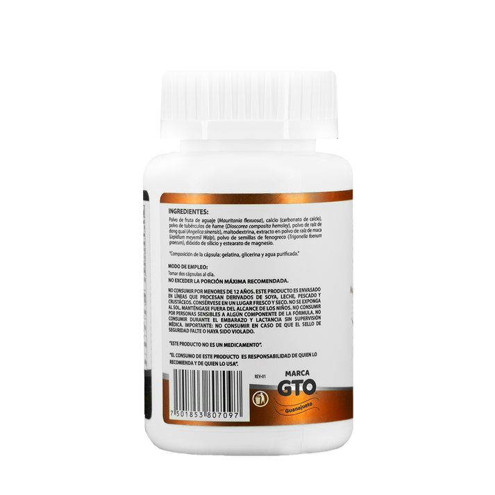 Aguaje Peruano Natural Health 60 Cápsulas