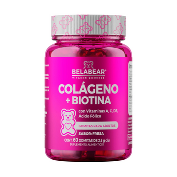 Belabear Colágeno Biotina 60 Gomitas