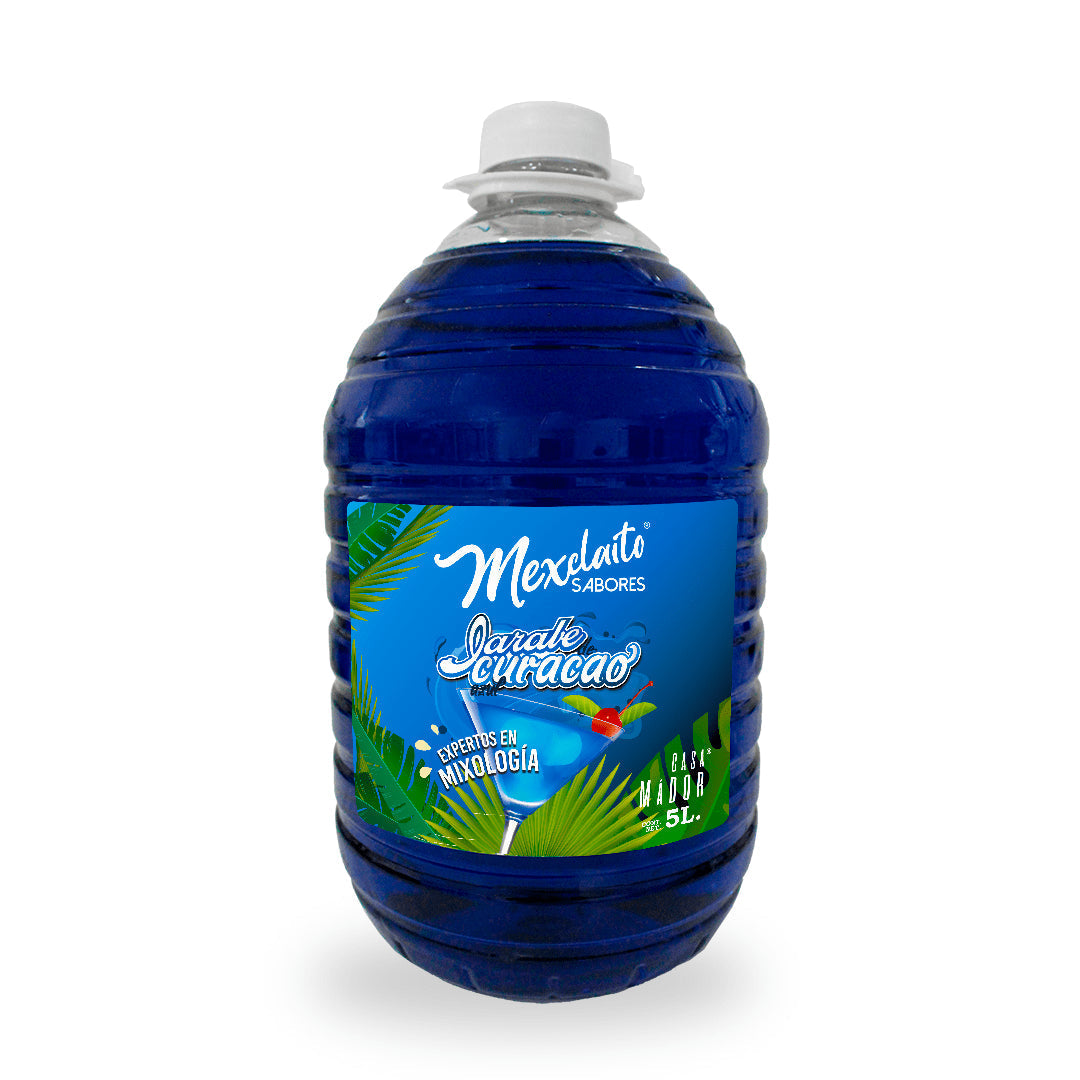 Mexclaito Jarabe Curaçao bidon Azul 5 L