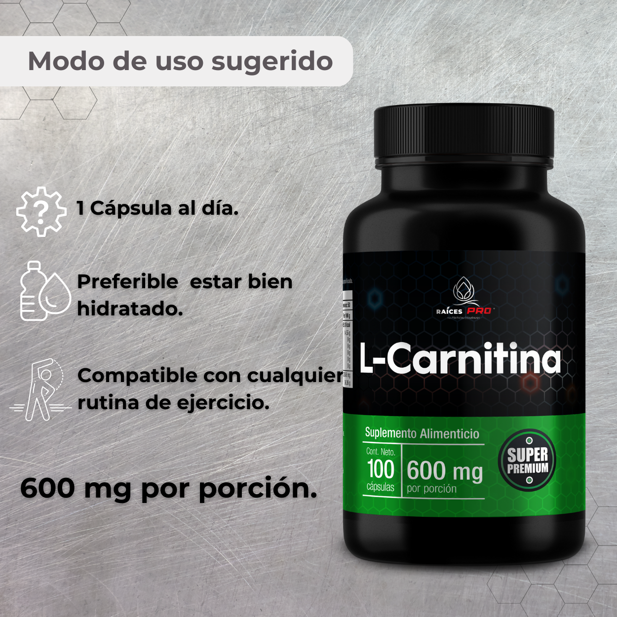 L Carnitina Super Premium 100 Cpsulas Races Pro L Carnitina Super Premium 100 Cpsulas Races Pro