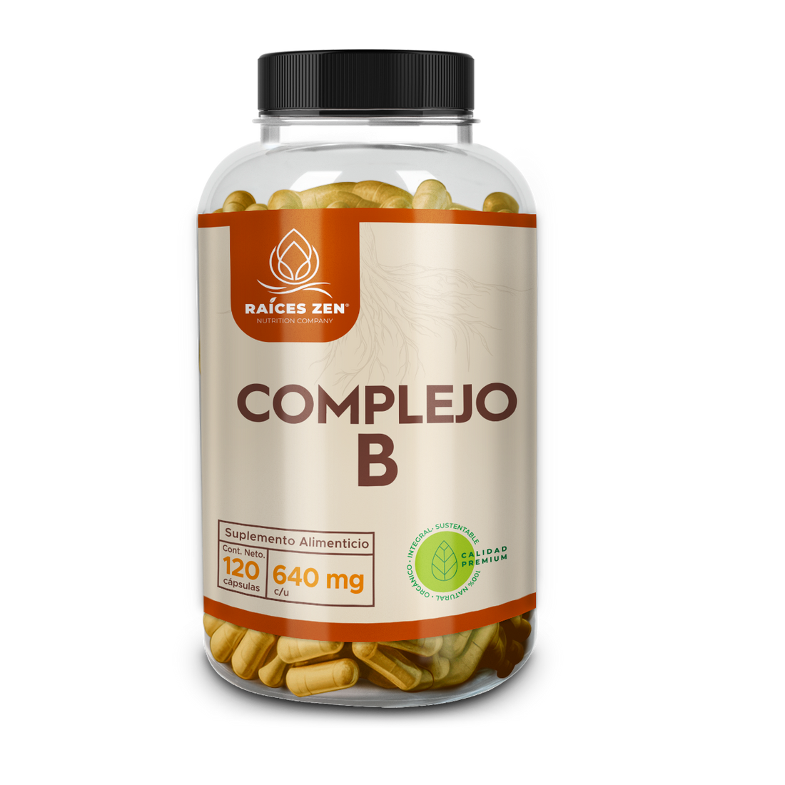 Complejo B Capsulas Raíces Zen