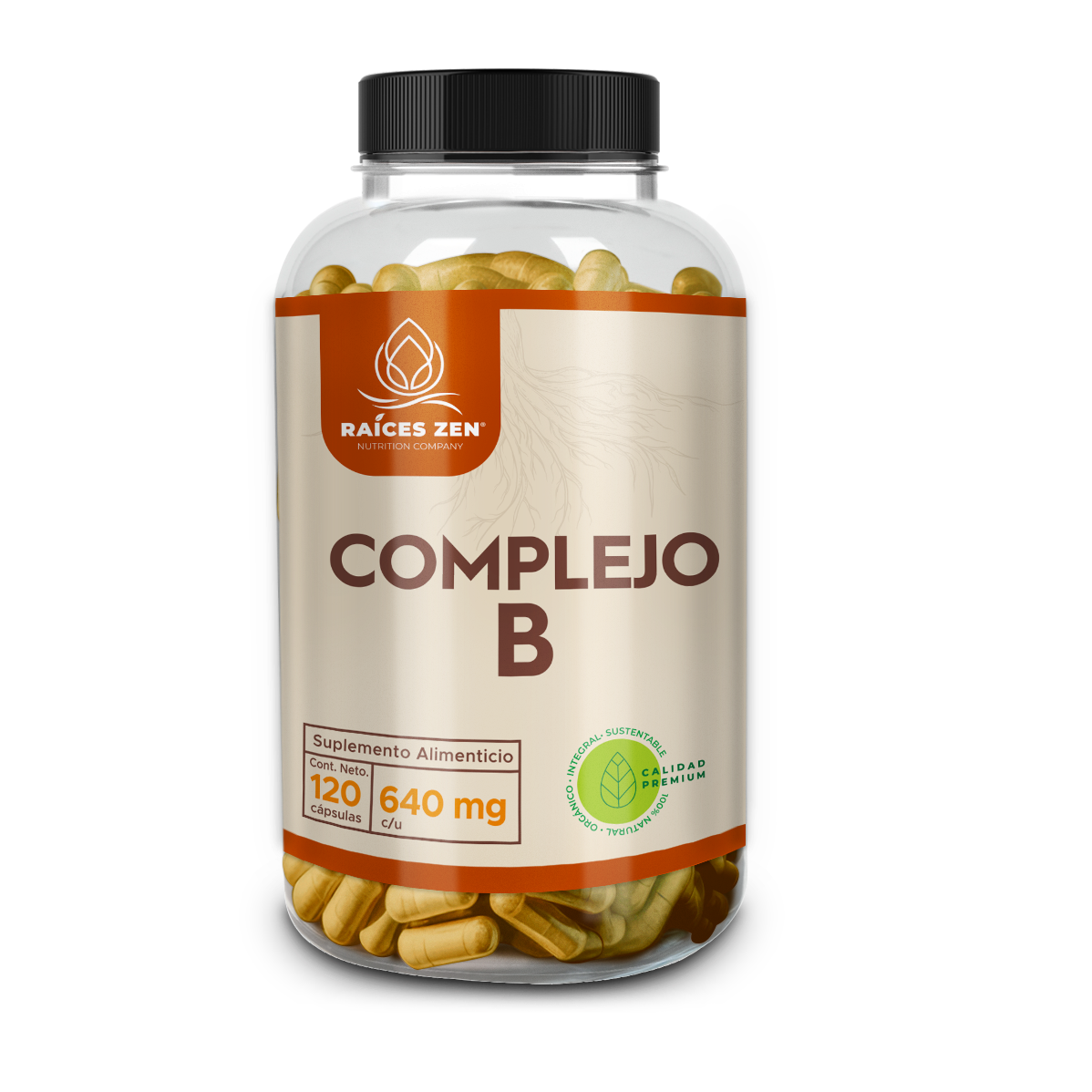 Complejo B Capsulas Raíces Zen