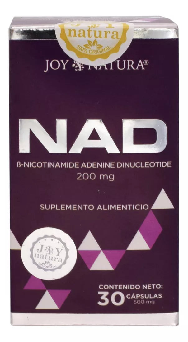 Nad B-nicotinamide Adenine 30 Cápsulas Joy Natura Sabor Sin Sabor