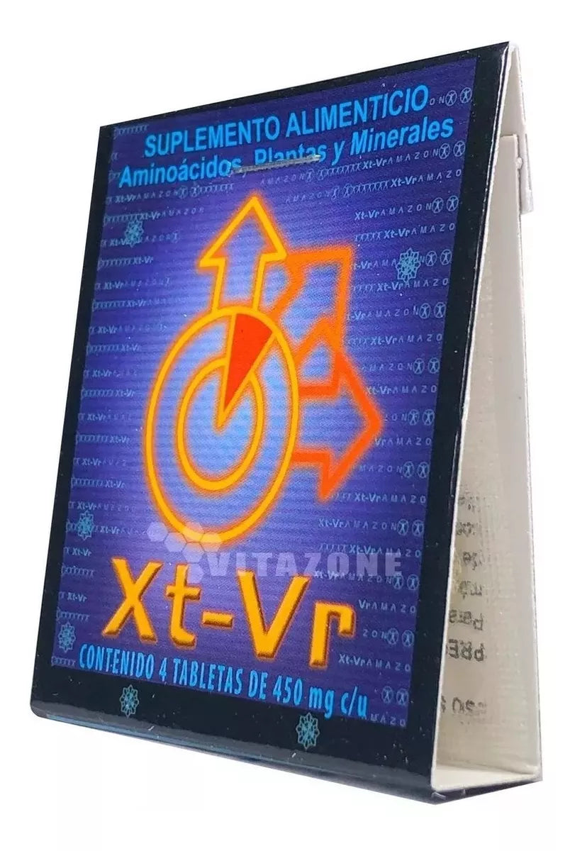 Xtra Viril Suplemento Alimenticio Natural Xt Vr 4 Tabletas