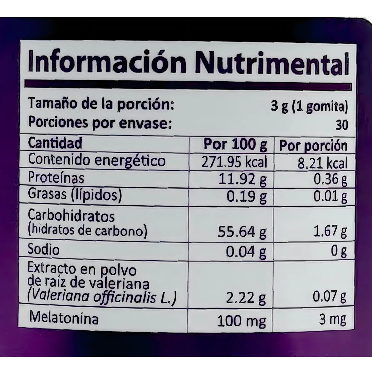 Gumi ZZZZ Kids Natural Health sabor fresa 30 gomitas