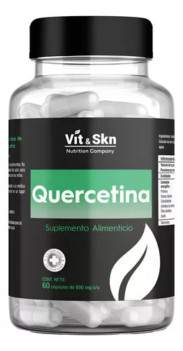 Quercetina Súper Premium Vit & Skn Nutrition Company 60 Cápsulas