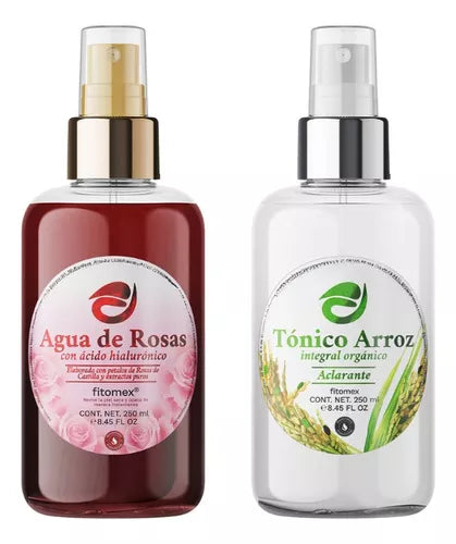 Kit Agua De Rosas Y Tónico De Arroz - Fitomex