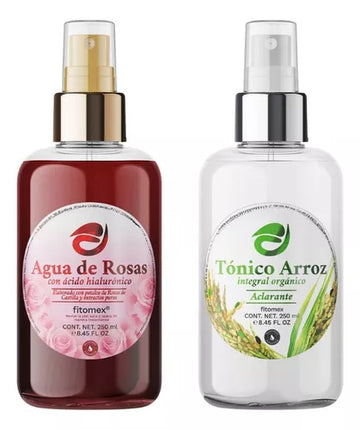 Kit Agua De Rosas Y Tónico De Arroz - Fitomex