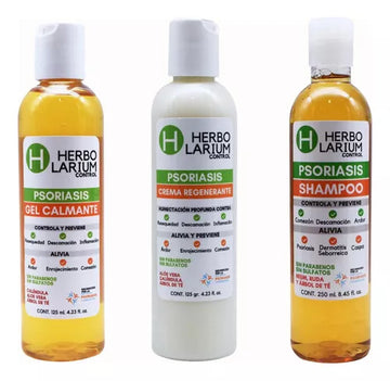 Tratamiento Contra Psoriasis Crema Shampoo Y Gel