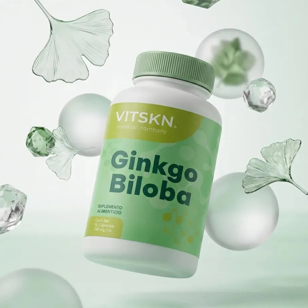 Ginkgo Biloba VITSKN 60 Cápsulas