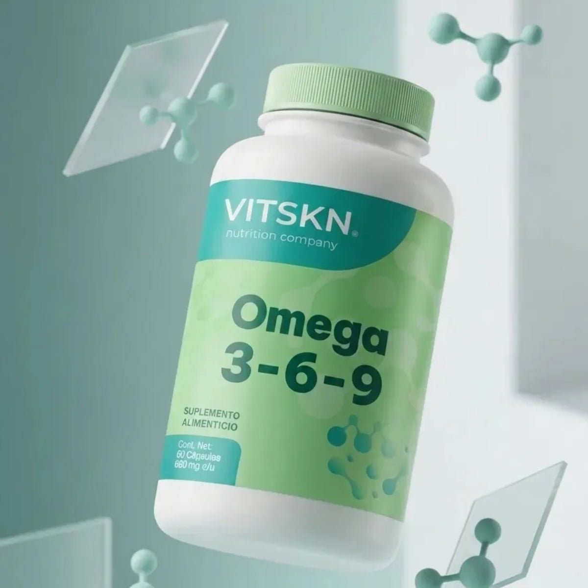 Omega 3, 6 y 9 VITSKN 60 Cápsulas - imagen 3