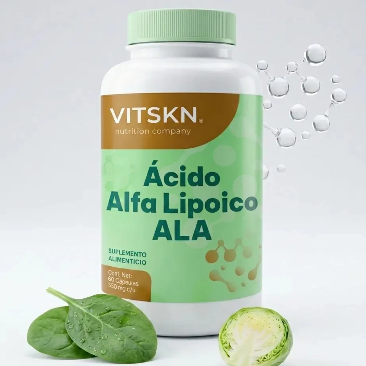 Ácido Alfa Lipoico VITSKN 60 Cápsulas
