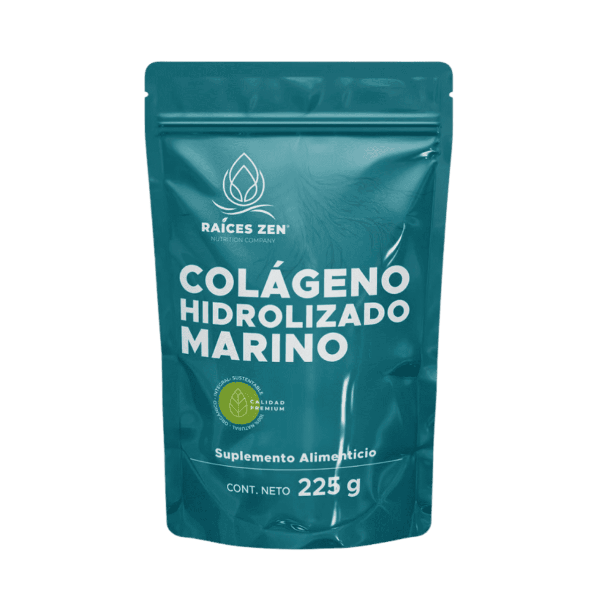 Colágeno Marino Hidrolizado  Raíces Zen Súper Premium 225 g
