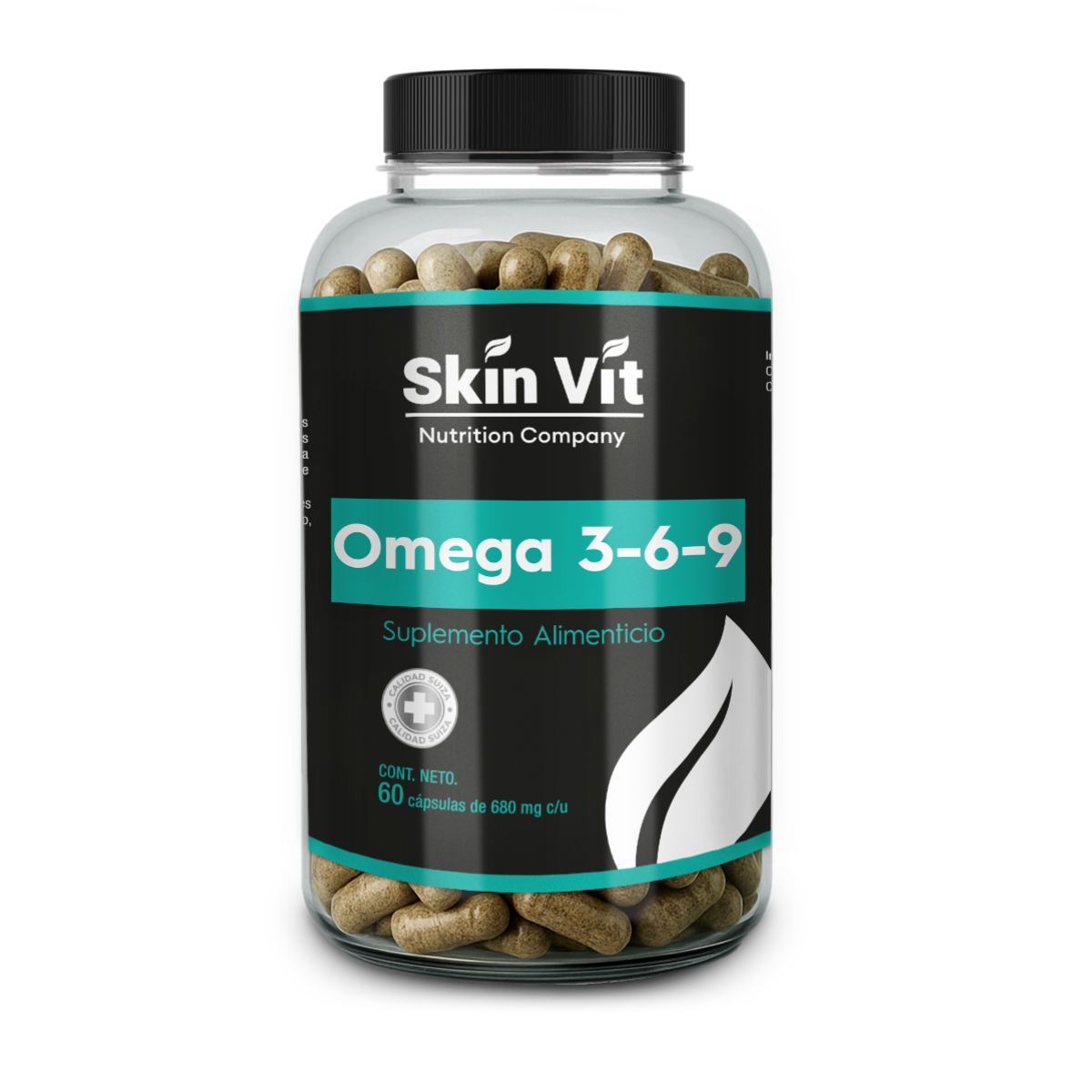 Omega 3 6 9 Skin Vit Nutrition Company 60 Cápsulas