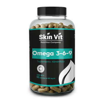 Omega 3 6 9 Skin Vit Nutrition Company 60 Cápsulas