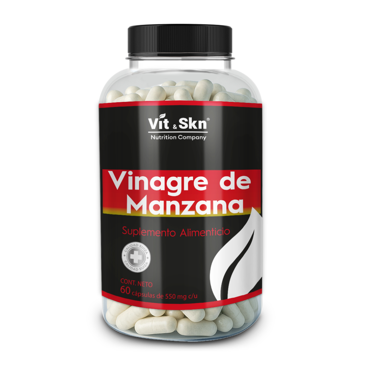 Vinagre de Manzana Skin Vit Nutrition Company 60 Cápsulas