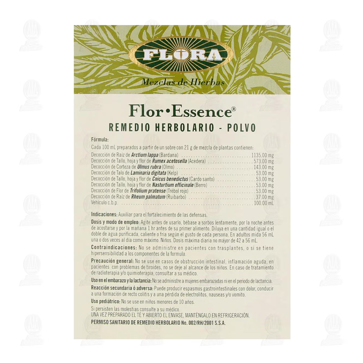 Flor Essence Flora 63 g Polvo