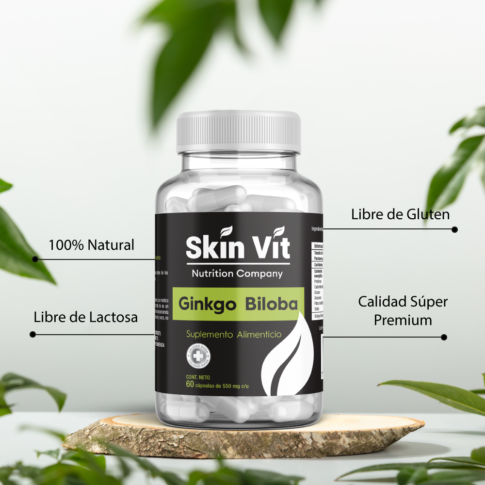 Ginkgo Biloba Skin Vit 60 Capsulas