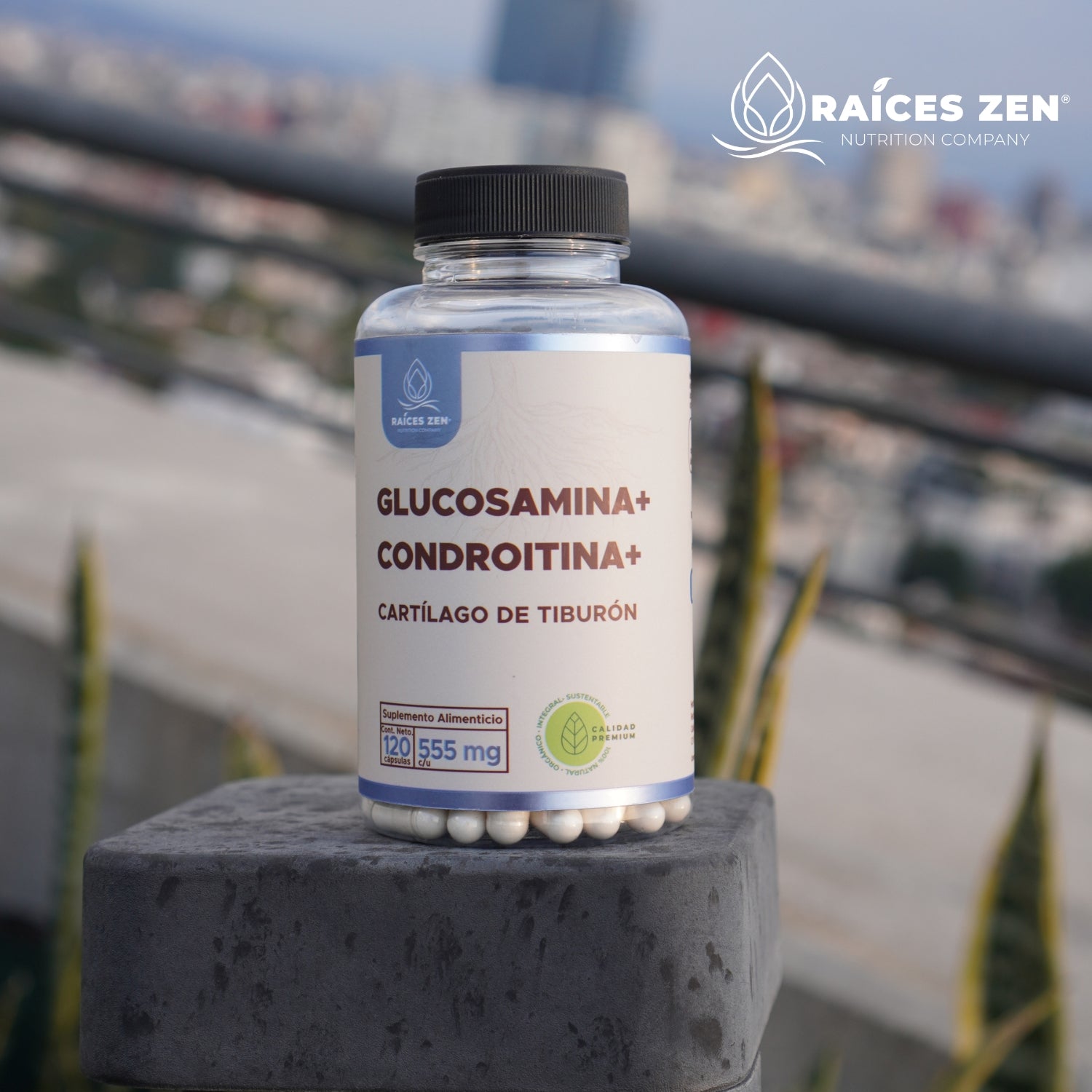Glucosamina y Condroitina Raíces Zen Súper Premium