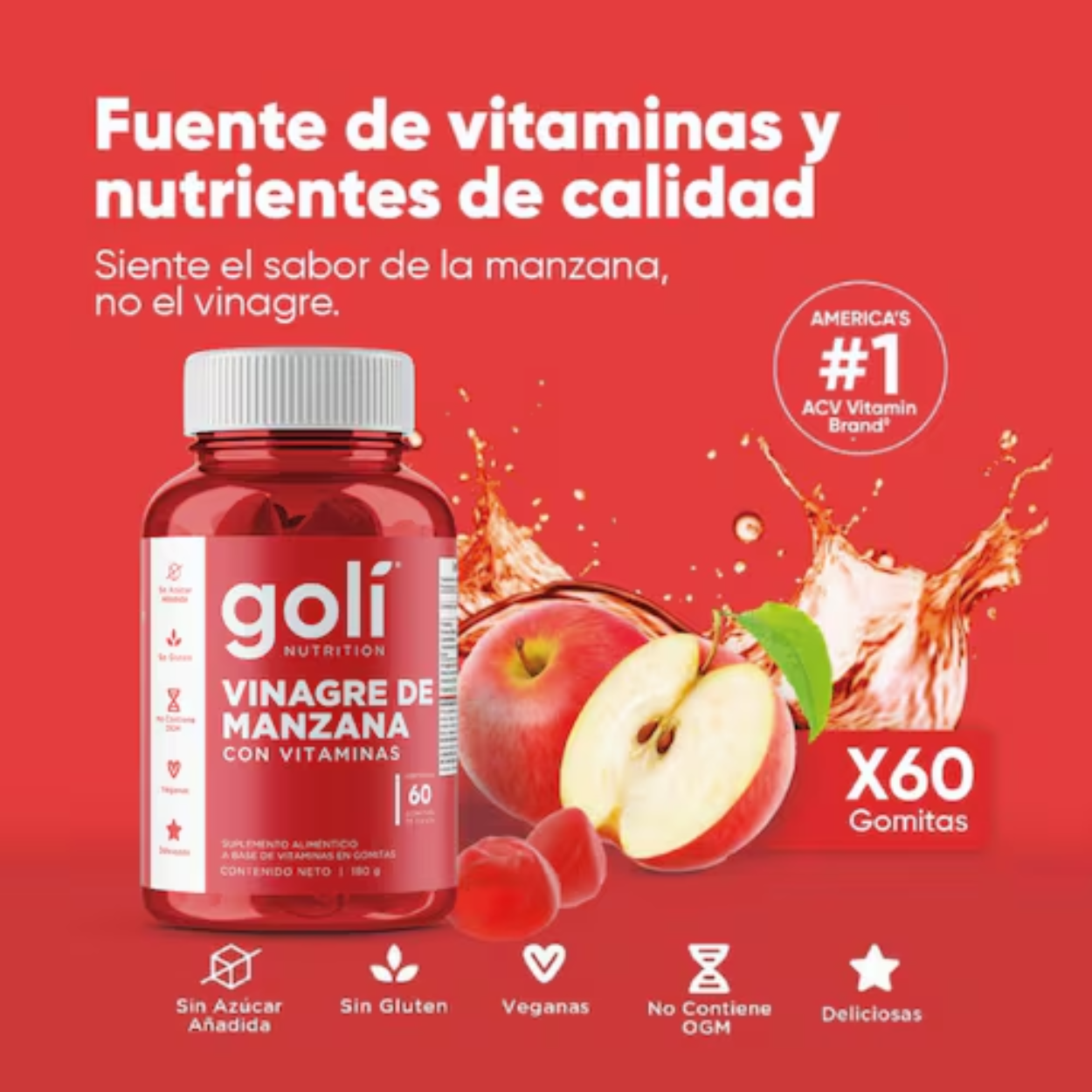 Gomitas goli vinagre de manzana